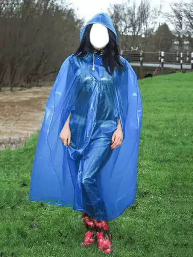 Play Women Rain Coat Photo Montage