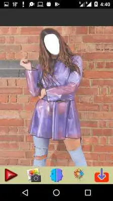 Play Women Rain Coat Photo Montage