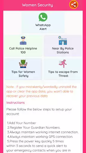 Play Women Safety App  and enjoy Women Safety App with UptoPlay