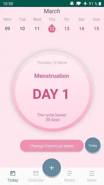 Play Womens Calendar: Menstrual Cycle Period Tracker as an online game Womens Calendar: Menstrual Cycle Period Tracker with UptoPlay