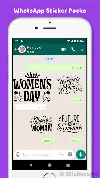 Play Womens Day Sticker Packs (1) as an online game Womens Day Sticker Packs (1) with UptoPlay