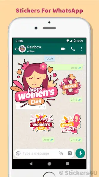Play Womens Day Wishes Stickers v4  and enjoy Womens Day Wishes Stickers v4 with UptoPlay