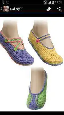 Play Women Slippers Crochet Pattern