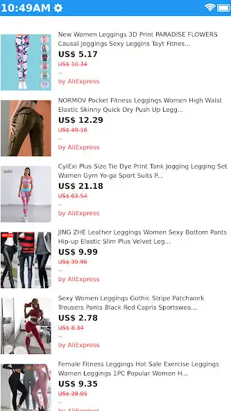Play Womens Sports Leggings App as an online game Womens Sports Leggings App with UptoPlay