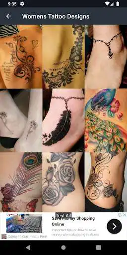 Play APK Womens Tattoo Designs  and enjoy Womens Tattoo Designs with UptoPlay com.Tankerman.WomensTattooDesigns
