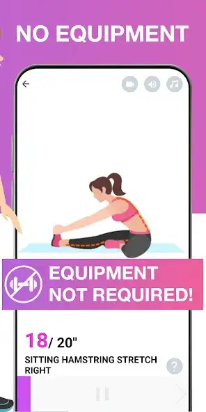 Play Women Stretch Exercise at Home as an online game Women Stretch Exercise at Home with UptoPlay