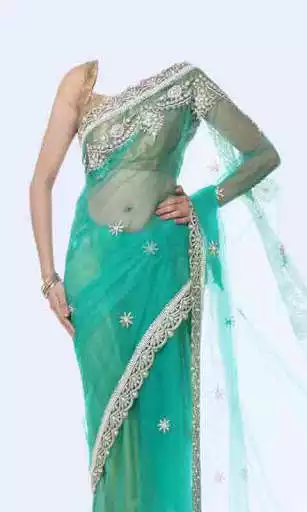 Play Women Transparent Saree Photo Suit as an online game Women Transparent Saree Photo Suit with UptoPlay