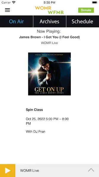 Play WOMR Community Radio App as an online game WOMR Community Radio App with UptoPlay