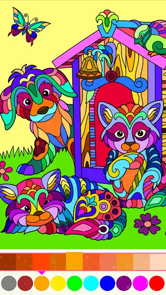 Play Wonder Color - Free Style Coloring Book for Adults  and enjoy Wonder Color - Free Style Coloring Book for Adults with UptoPlay