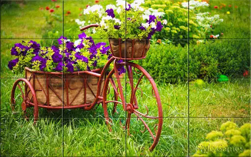 Play Wonderful Flowers Puzzle  and enjoy Wonderful Flowers Puzzle with UptoPlay