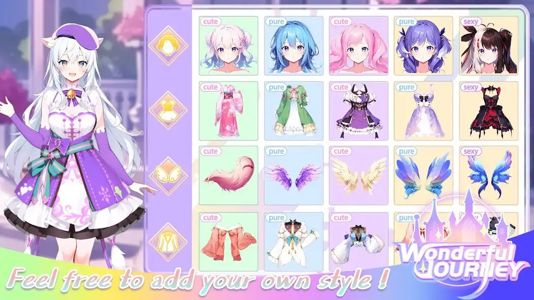 Play Wonderful Journey：Dress Up as an online game Wonderful Journey：Dress Up with UptoPlay