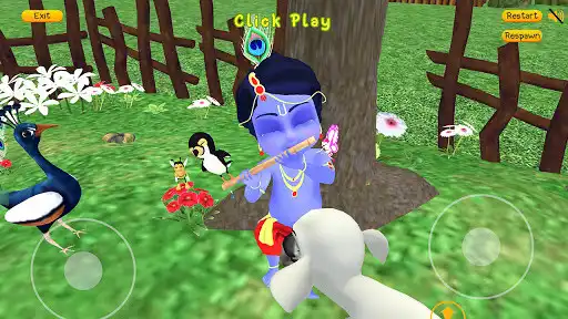 Play Wonderful Krishna: Stone Shoot as an online game Wonderful Krishna: Stone Shoot with UptoPlay