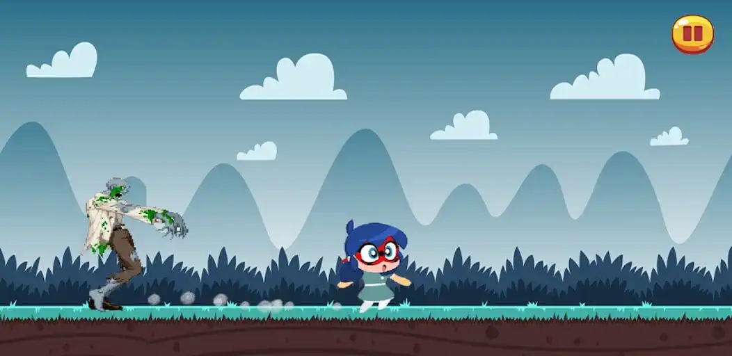 Play wonder ladubug : jungle runnin as an online game wonder ladubug : jungle runnin with UptoPlay