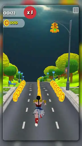 Play Wonder Lady Runner as an online game Wonder Lady Runner with UptoPlay