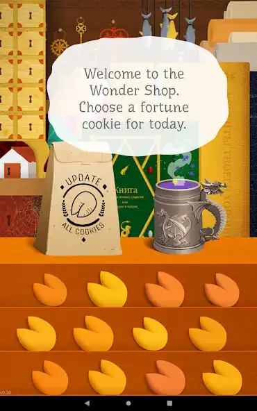 Play Wonder shop. Fortune Cookies. as an online game Wonder shop. Fortune Cookies. with UptoPlay