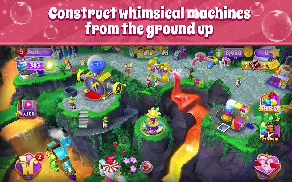 Play Wonkas World of Candy Match 3 as an online game Wonkas World of Candy Match 3 with UptoPlay