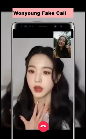 Play Wonyoung Fake Call as an online game Wonyoung Fake Call with UptoPlay
