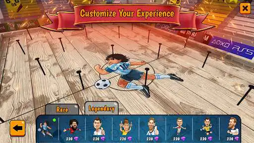 Play WoodBall 2: 1vs1 Online Soccer as an online game WoodBall 2: 1vs1 Online Soccer with UptoPlay