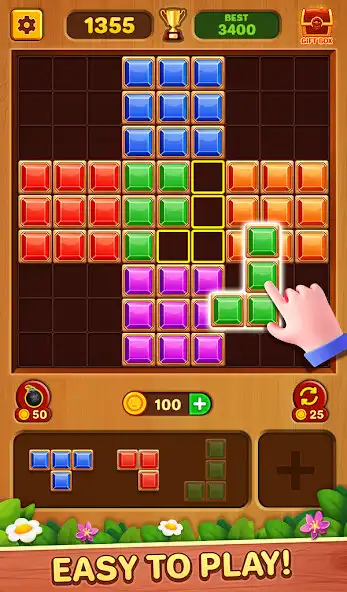 Play Wood Block Game - Block Master as an online game Wood Block Game - Block Master with UptoPlay