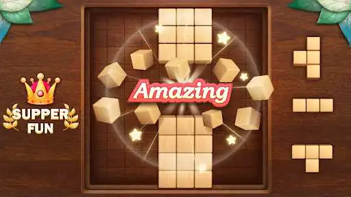 Play Wood Block Puzzle 3D as an online game Wood Block Puzzle 3D with UptoPlay