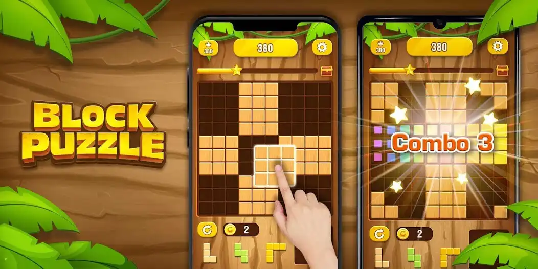 Play Wood block puzzle games  and enjoy Wood block puzzle games with UptoPlay