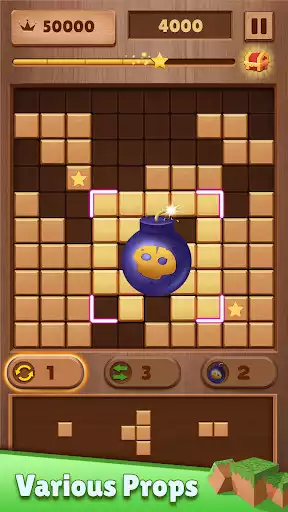 Play Wood Block Puzzle as an online game Wood Block Puzzle with UptoPlay