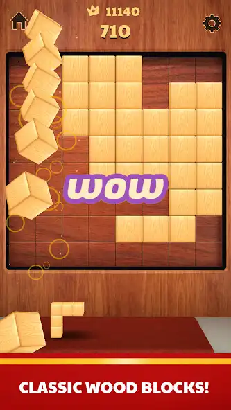 Play Wood Blocks 3D as an online game Wood Blocks 3D with UptoPlay