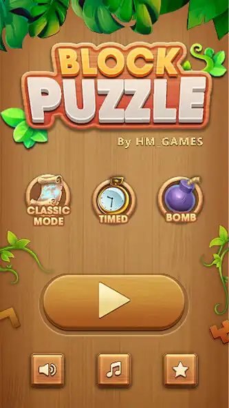 Play Wood Blocks Puzzle Game as an online game Wood Blocks Puzzle Game with UptoPlay