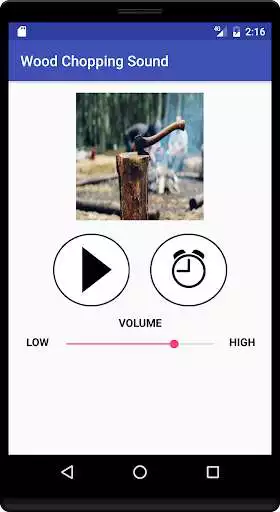 Play Wood Chopping Sound