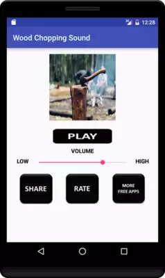 Play Wood Chopping Sound