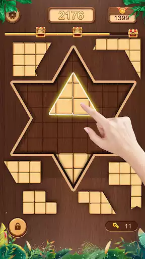 Play WoodCube: Wood Block Puzzle as an online game WoodCube: Wood Block Puzzle with UptoPlay