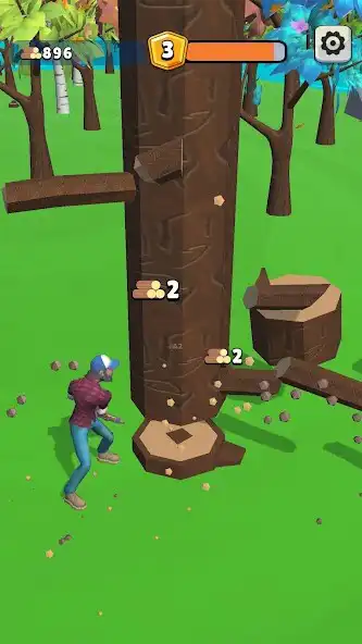 Play Wood Cut Master:Tree Cutting  and enjoy Wood Cut Master:Tree Cutting with UptoPlay