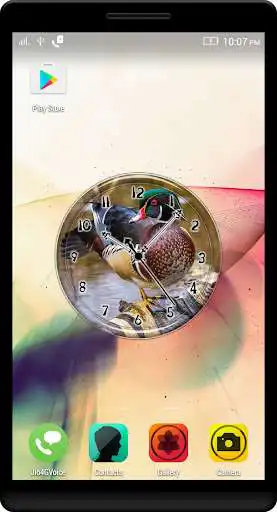 Play Wood Duck Clock Live Wallpaper
