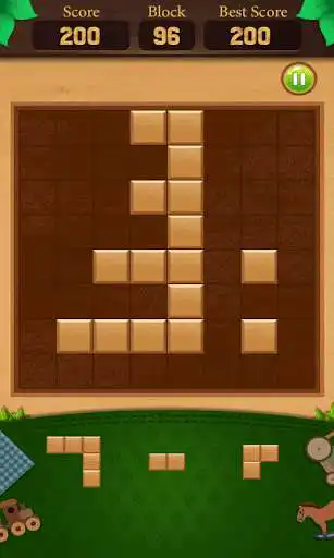 Play Wooden Block Puzzle : End Game as an online game Wooden Block Puzzle : End Game with UptoPlay