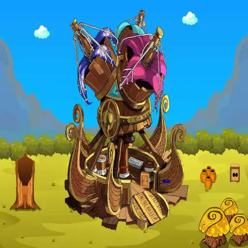 Free play online Wooden Cart Escape  APK