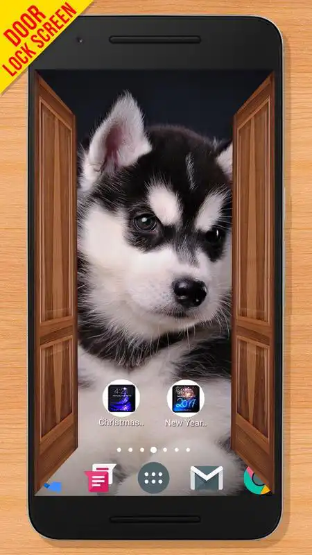 Play Wooden Door Lock Screen Play Wooden Door Lock Screen