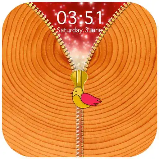 Play Wooden Zipper Lock Screen APK