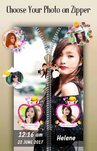 Play Wooden Zipper Lock Screen as an online game Wooden Zipper Lock Screen with UptoPlay