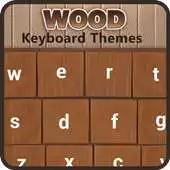 Free play online Wood Keyboard Themes: Wooden Keypad with Emoji APK