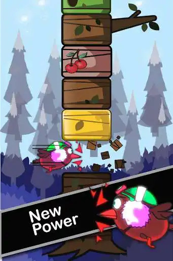 Play WoodPecker : Bird Dash as an online game WoodPecker : Bird Dash with UptoPlay