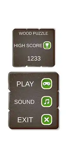 Play wood puzzle
