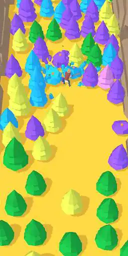 Play Woods Cutter - Chop all Magic Trees as an online game Woods Cutter - Chop all Magic Trees with UptoPlay