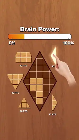 Play Wood Shape - Jigsaw Puzzle as an online game Wood Shape - Jigsaw Puzzle with UptoPlay