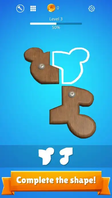 Play Wood Shapes as an online game Wood Shapes with UptoPlay