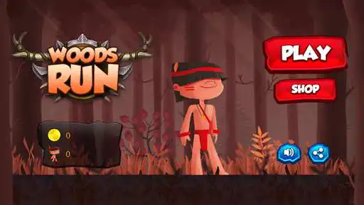 Play woods run  and enjoy woods run with UptoPlay