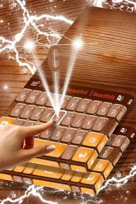 Play Wood Theme For GO Keyboard