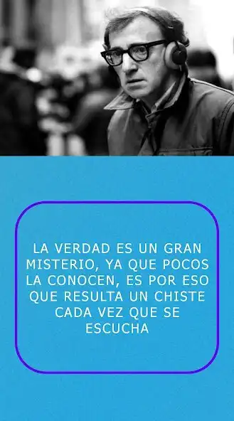 Play Woody Allen frases  and enjoy Woody Allen frases with UptoPlay