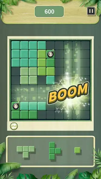 Play Woody Block: Green Wood Puzzle as an online game Woody Block: Green Wood Puzzle with UptoPlay