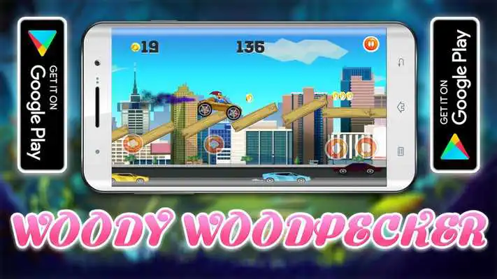 Play Woody Super Woodpecker Supercars Adventure