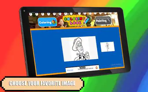 Play Woody Toy Coloring Game  and enjoy Woody Toy Coloring Game with UptoPlay